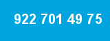 922 701 49 75 922 701 49 75